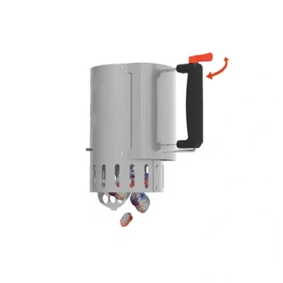 Afbeelding van Barbecook Brikettenstarter BBQ Starter Houtskool RVS Ø 16,5 x 27,5 cm
