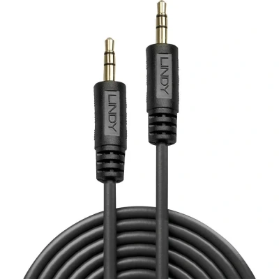 Afbeelding van LINDY 35642 Jackplug Audio Aansluitkabel [1x male 3,5 mm 1x mm] 2.00 m Zwart