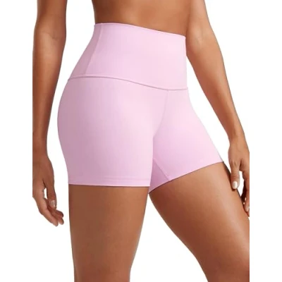 Afbeelding van CRZ YOGA Butterluxe Yogabroek voor dames, hoge taille, training, fietsen, leggings, 6/10/15/20 cm, Vita Pink, 42