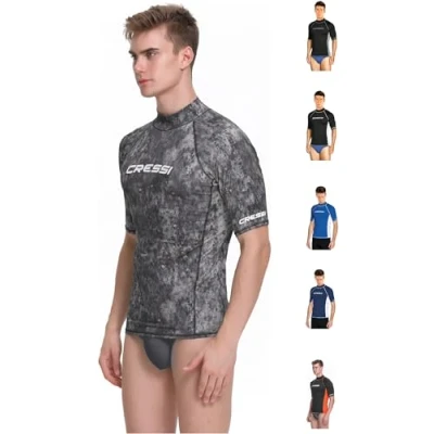 Afbeelding van Cressi Rash Guard Hoge overall van zeer elastische speciale stof, lange en korte mouwen, uv bescherming (UPF) 50+ heren