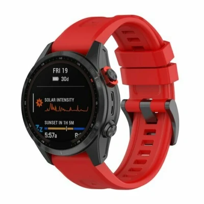 Afbeelding van Siliconen sportbandje Rood Garmin Forerunner 745 / 935 945 955 965