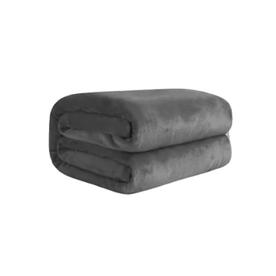 Afbeelding van Komfortec Dikke Fleece Deken Met kasjmier gevoel Plaid 450 GSM Sherpa Dekens 150x200 cm Super Zacht Bordeaux Rood