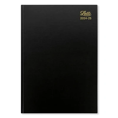 Afbeelding van Letts of London Schoolagenda 2024/2025, A4, zwart