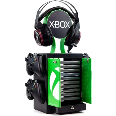 Afbeelding van Numskull Xbox Geïnspireerde Gaming Locker voor 4 Controllers 10 Games 1 Headset
