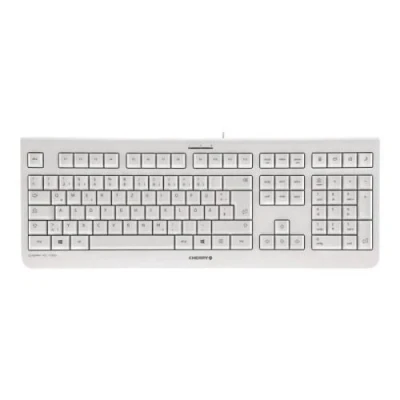 Image de CHERRY KC 1000 Clavier USB R. U. gris pâle