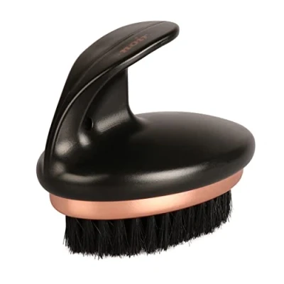 Afbeelding van Ebi Dierenborstel Hond Noir Ergonomische Zachte Borstel 11x7x9,5cm Brons/zwart 1st