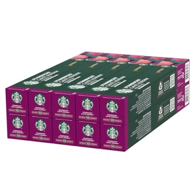 Afbeelding van STARBUCKS Caffè Verona by Nespresso, bruine roostering, koffiecapsules, 10 x (100 capsules)