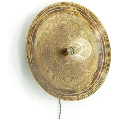 Afbeelding van Wandlamp Horus groot Brons Furnilux 52 x 10 cm