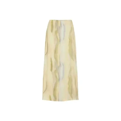 Afbeelding van VILA HIGH Waist Alijn rok, Dames, Maat: 38, Pale banana