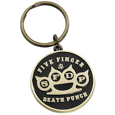 Afbeelding van Five Finger Death Punch Knuckle Sleutelhanger Zwart