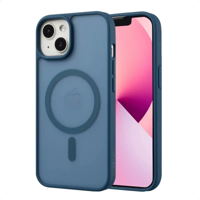 Afbeelding van imoshion Hoesje Geschikt voor iPhone 14 / 13 Color Guard Backcover MagSafe Donkerblauw