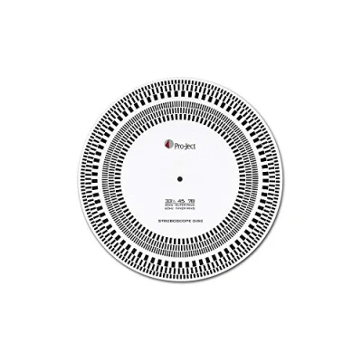 Afbeelding van Pro Ject Strobe it Snelheidsmeter platenspeler Uitlijnen LP Speler Voor elke Wit (per stuk 1 stuk)