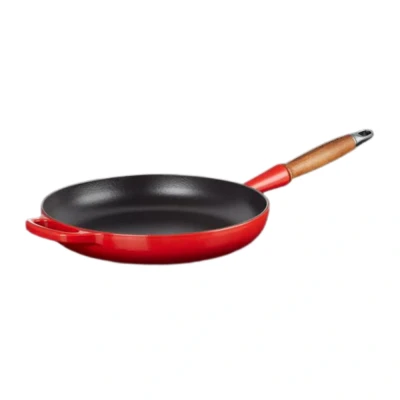 Afbeelding van Le Creuset Gietijzeren Koekenpan In Kersenrood 28cm 2,6l