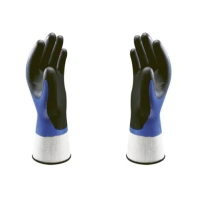 Image de SHOWA 377 gants bleu/noir 9/XL