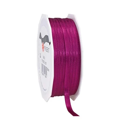 Afbeelding van Present C.E. Pattberg Satijnen lint 50 meter voor het verpakken van geschenken, 6 mm breed, cadeaulint decoreren en knutselen, decoratief lint, gelegenheid