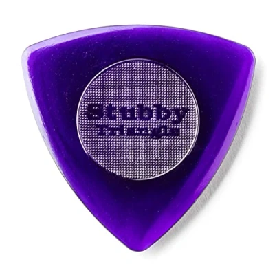 Afbeelding van Dunlop Plek. Stubby Triangle 3,00mm 6er set Dark Purple Plectrum
