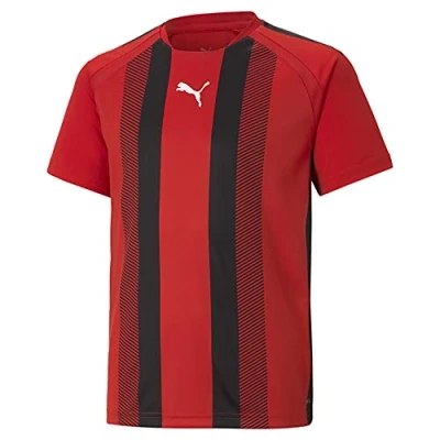 Afbeelding van Puma Teamliga Shirt Korte Mouw Kinderen Rood / Zwart Maat: 176