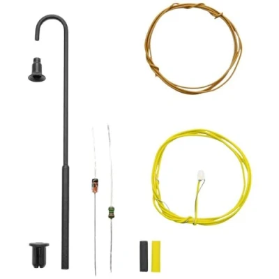 Afbeelding van Viessmann Modelltechnik TT Gebogen straatlantaarn Enkel Bouwpakket 6924 1 stuk(s)