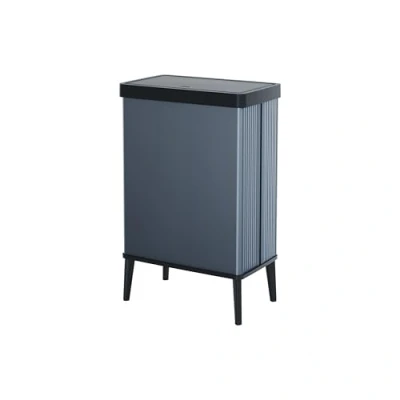Afbeelding van Curver Verto High Prullenbak 54L Blauw/Grijs 44x27x69cm