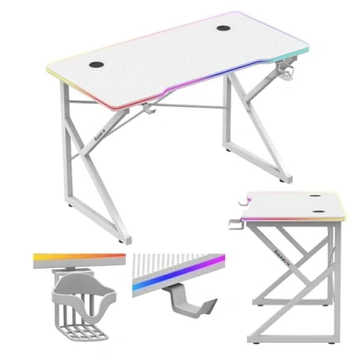 Afbeelding van Gaming Bureau Huzaro Hero 1.7 RGB Wit