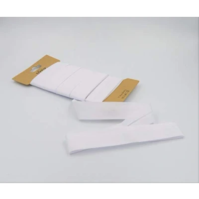 Afbeelding van Trimz Bias Polykatoen wit 25 mm x 10 m