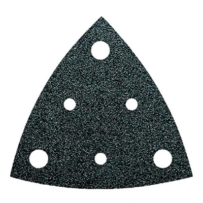 Afbeelding van Fein 63717111014 Deltaschuurpapier Met klittenband, Geperforeerd Korrelgrootte 100 Hoekmaat 80 mm 50 stuk(s)