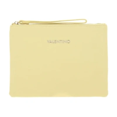 Afbeelding van VALENTINO Utensil zak Zero Re Beauty Morbido Soft Cosmetic Case Vaniglia Lichtgeel