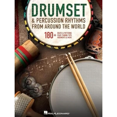 Afbeelding van Drumset &amp; Percussion Rhythms from Around the World: 180+ Beats Patterns, Plus Tuning Tips, Rudiments, More