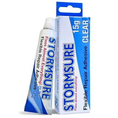 Afbeelding van Stormsure Lijm Repareert scheuren, lekken en gaten snel. 15 g
