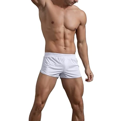 Afbeelding van GYMAPE Sportshorts van katoen voor heren, zwart.