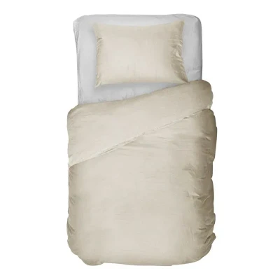 Afbeelding van Kayori Koko Dekbedovertrek Katoen 140/200 220 Taupe + 1 sloop (Kleur: Taupe)