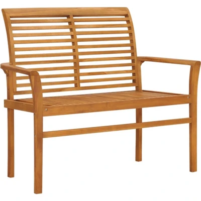 Afbeelding van Tuinbank 112 cm massief teakhout