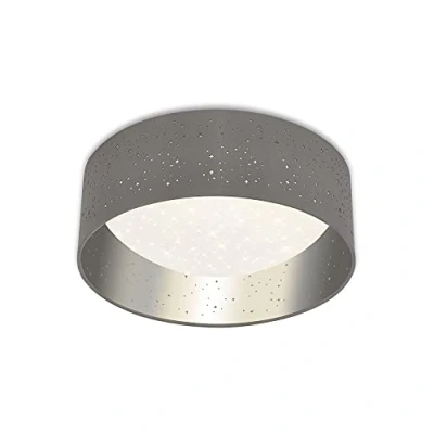 Afbeelding van LED Plafondlamp Starry Sky Grijs Zilver 12W Metaal Kunststof Briloner Leuchten