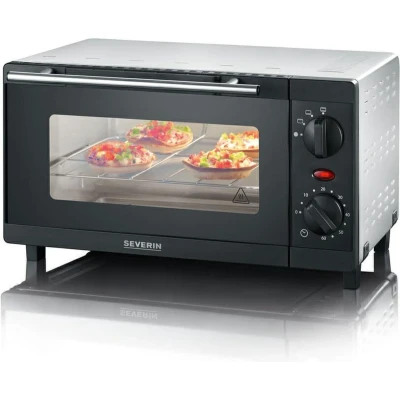 Afbeelding van Severin TO 2052 Mini oven vrijstaand hetelucht zwart/zilver