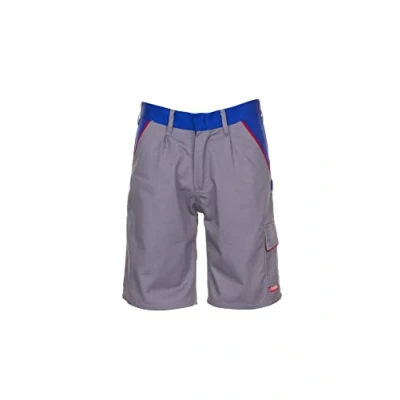 Afbeelding van Planam 2373052 Highline werkbermuda maat L in zink/bugatti/rood