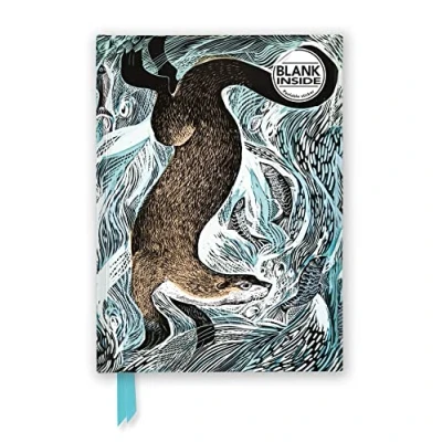 Afbeelding van Flame Tree Blank Notebooks Angela Harding: Fishing Otter (Foiled Journal)