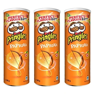 Image de Pringles Paprika Crisps 165 gr. [Pack 6]
