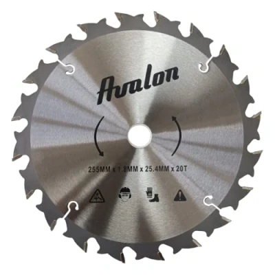 Afbeelding van Avalon Pro Professionele schijf met 20 tanden voor bosmaaier, speciaal lemmet houtachtige stengels 255 x 1,8, tandlengte van 11 mm widia