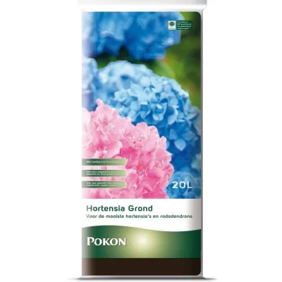 Afbeelding van Pallet Mini Hortensia Grond 480 liter Pokon