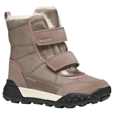Afbeelding van Geox Snowboots voor kinderen, Maat: 35, Dark beige Leer
