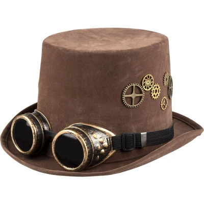 Afbeelding van Boland Hoed Sightpunk Bruin 60 Volwassenen Unisex Steampunk Sciencefiction
