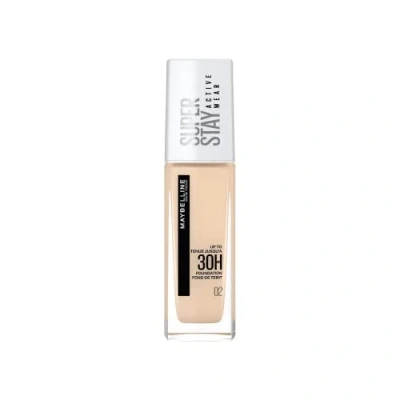 Afbeelding van Maybelline New York vloeibare primer met lange houdbaarheid, geen overbrenging nodig, hoge dekking, Superstay Active Wear 30 uur, kleur: porselein (02), inhoud: ml