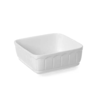 Afbeelding van Hendi Ovenschaal Vierkant Rustica 165x165x70 Mm Wit Porselein 786352 Restaurant Hotel Professioneel