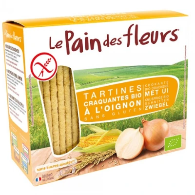 Afbeelding van Le Pain Des Fleurs Uien Crackers 150GR