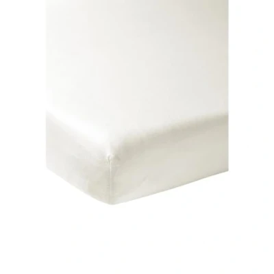Afbeelding van Meyco Home Uni hoeslaken tweepersoons warm white 140x200cm