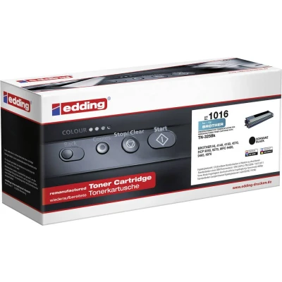 Afbeelding van edding Tonercassette vervangt Brother TN 325BK, TN325BK Compatibel Zwart 4000 bladzijden 1016