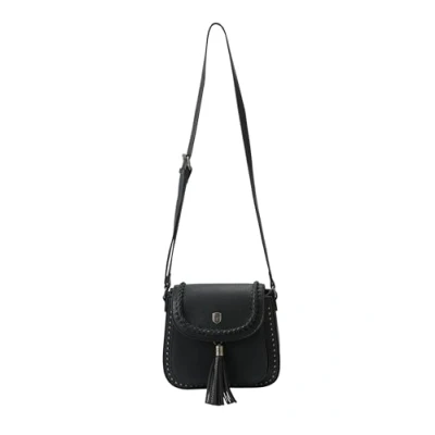 Afbeelding van Koroshi Schoudertas, Dames, Maat: One Size, Black