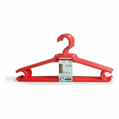 Afbeelding van Kledinghangers Confortime Rainbow Plastic 6 Onderdelen 42 x 21 cm (8 Stuks) (6 uds)