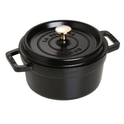 Afbeelding van Staub Cocotte , Rond 20 Cm Zwart