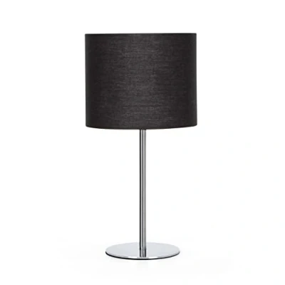 Afbeelding van Aigostar 13XRO Tafellamp slaapkamer/woonkamer Metalen Basis E14 Zonder Lamp Zwart